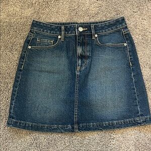 LOFT Denim Mini Skirt